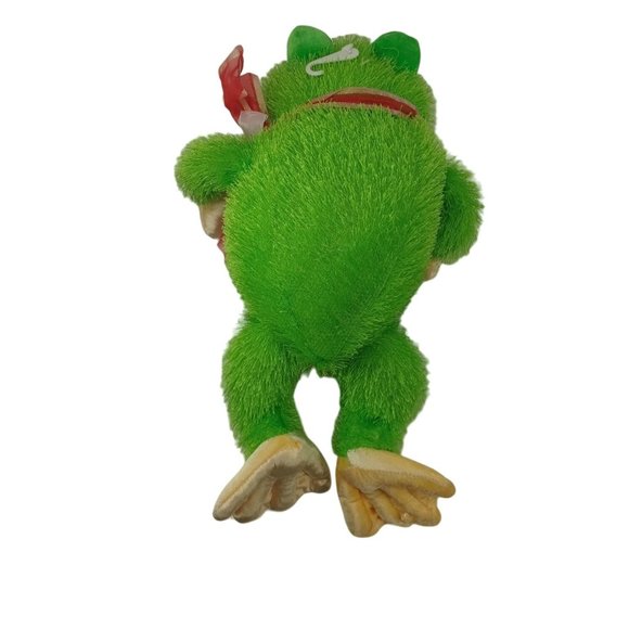 Dan Dee Frog Plush Holding A Red Heart "Kiss" Stuffed Animal 17" - Picture 7 of 8